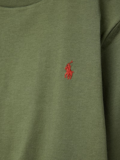 Polo Ralph Lauren Teens Shirt met lange mouwen, ronde hals en labelstitching Lichtgroen - 2