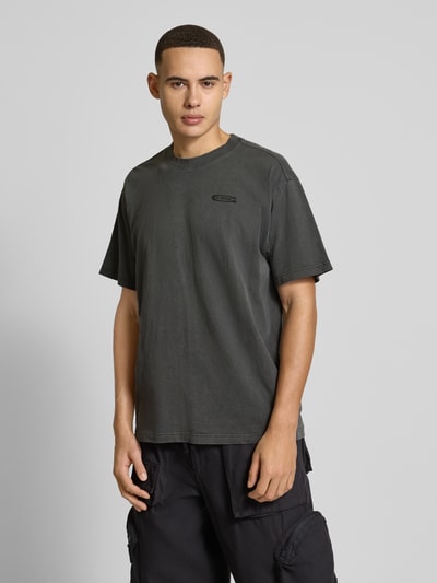 G-Star Raw Loose Fit T-Shirt mit Label-Print Black 4