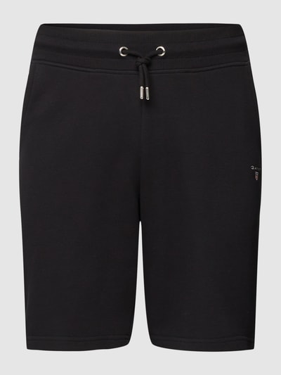 Gant Sweatshorts mit Label-Stitching Black 2