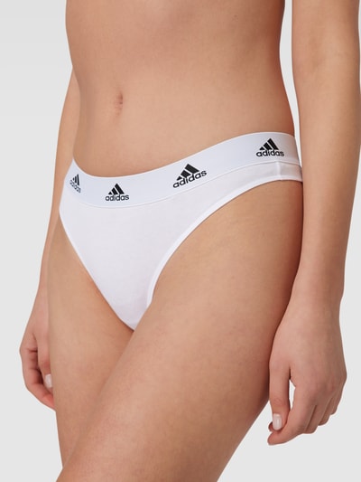 ADIDAS SPORTSWEAR String met logo in band in een set van 2 stuks Wit - 3