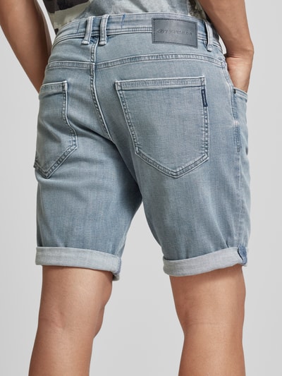 Tom Tailor Korte regular fit jeans in 5-pocketmodel Middengrijs - 3