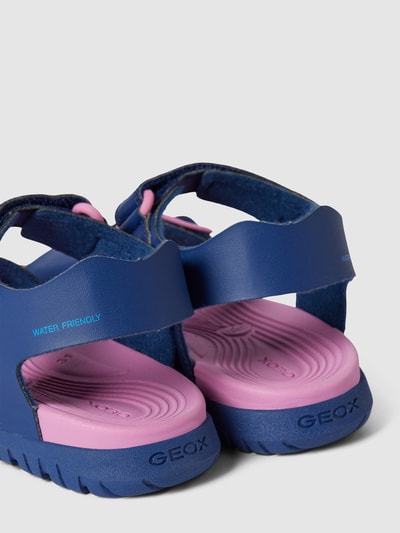 Geox Sandalen met labeldetail, model 'BOREALIS' Marineblauw - 2