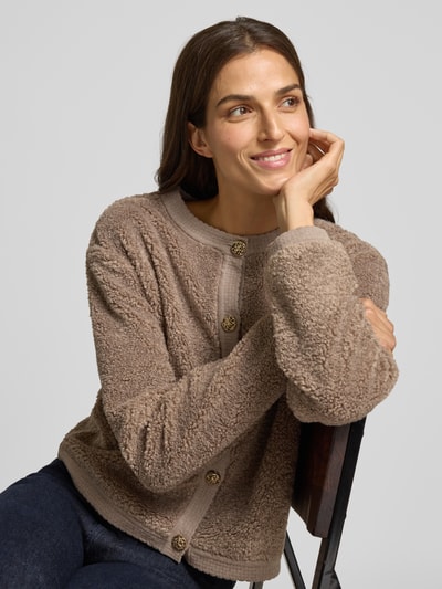 Neo Noir Vest met knoopsluiting Beige - 3