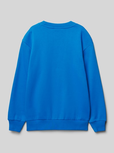 CHAMPION Sweatshirt mit Label-Print Royal 3