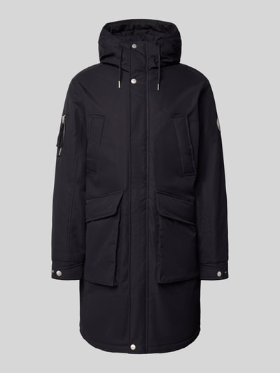 Jack & Jones Parka mit Pattentaschen Modell 'WOOD' Black 2