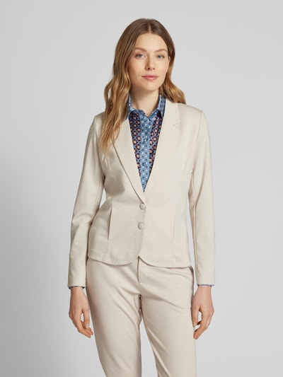 FREE/QUENT Blazer mit 2-Knopf-Leiste und Viskose-Anteil Modell 'NANNI' Beige 4