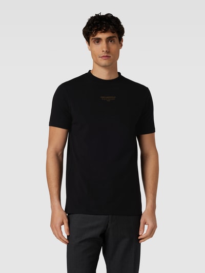 Karl Lagerfeld T-Shirt mit Label-Print Black 4