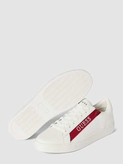 Guess Sneakers met labelprint, model 'TODI' Wit - 4