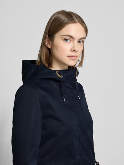 Only Shaped Fit Parka mit Kordelzug Modell 'LOUISE' Marine 3