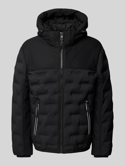 Tom Tailor Hybrid Jacke mit abnehmbarer Kapuze  Black 1