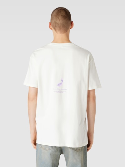 Mister Tee T-shirt met motiefprint, model 'VIVE LE LIBERTÉ' Offwhite - 5