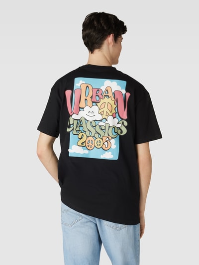 URBAN CLASSICS T-Shirt mit Motiv-Print Modell 'Cloudy Tee' Black 5