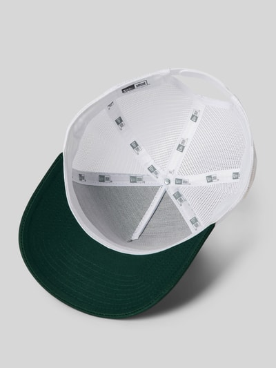 New Era Trucker Cap mit Motiv-Stitching Modell 'LICENSE' Dunkelgruen 2