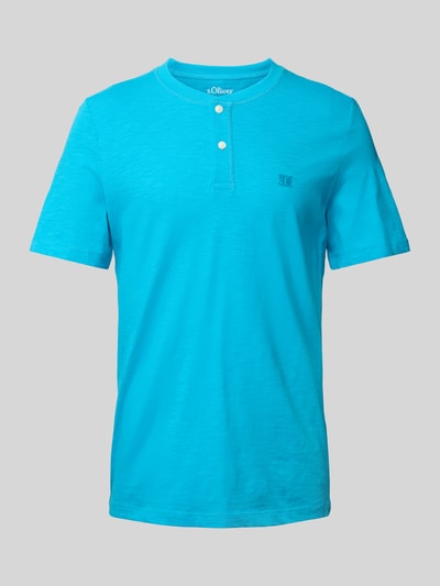 s.Oliver RED LABEL Regular Fit T-Shirt aus reiner Baumwolle Ocean 2