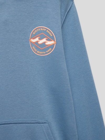 Billabong Hoodie mit Logo-Print auf der Rückseite Modell 'FOUNDATION PO' Rauchblau 2