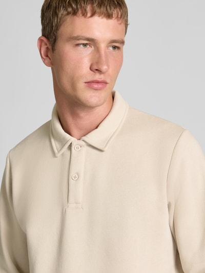 Jack & Jones Sweatshirt mit Kentkragen Modell 'BRADLEY' Beige 3