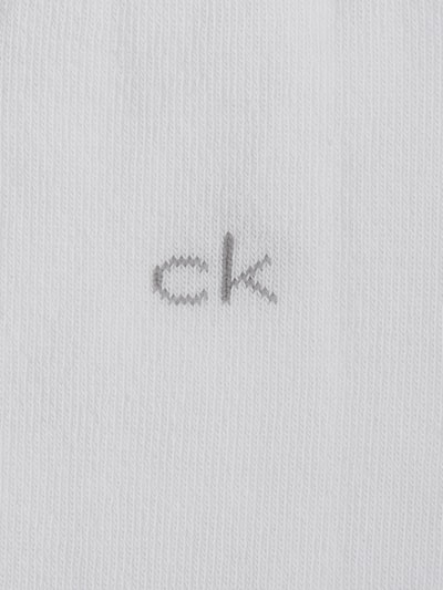 CK Calvin Klein Sokken met geborduurd logo in set van 2 Wit - 2