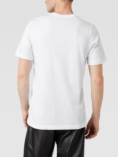 adidas Originals T-Shirt aus Baumwolle mit Label-Stitching Weiss 5