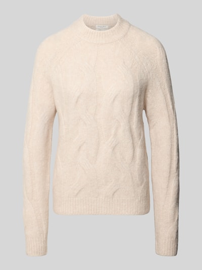 Christian Berg Woman Regular Fit Pullover aus Alpaka-Mix Beige 1
