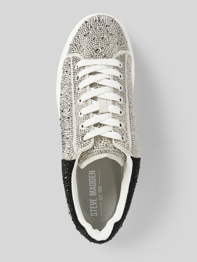 Steve Madden Sneakers met vetersluiting Zilver - 3