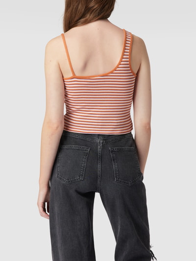 Levi's® Crop Top im One-Shoulder-Design Rostrot 5