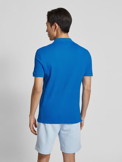 Lacoste Koszulka polo o kroju slim fit z naszywką z logo model ‘PIQUE’ Królewski niebieski 5