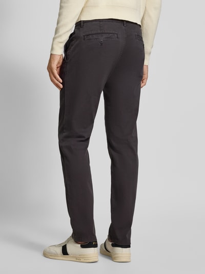 Marc O'Polo Shaped fit chino van katoenmix, model 'STIG' Grafiet - 5