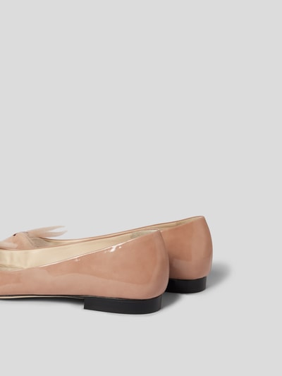 Custommade Ballerinas aus Leder-Mix Beige 3