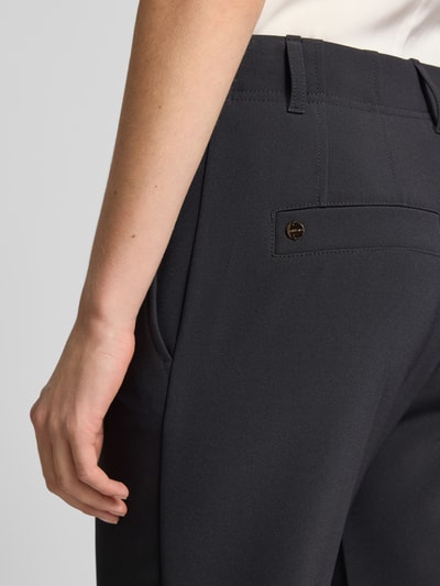 Marc Cain Spodnie materiałowe z kieszeniami z tyłu Czarny 3