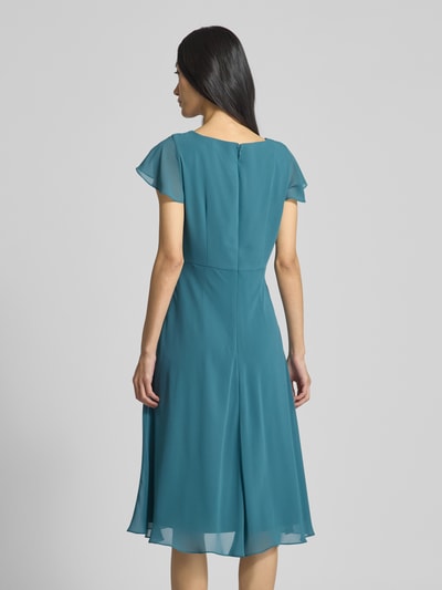 Christian Berg Cocktail Cocktailkleid mit Ziersteinbesatz Smaragd Melange 5