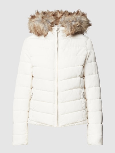 Only Steppjacke mit Kunstpelzkragen Modell 'ELLAN' Offwhite 2