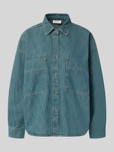 American Vintage Koszula jeansowa o kroju relaxed fit model ‘YDOPARK’ Niebieski 2
