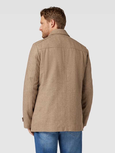 s.Oliver BLACK LABEL Kurzmantel mit Ärmelriegeln Beige 5