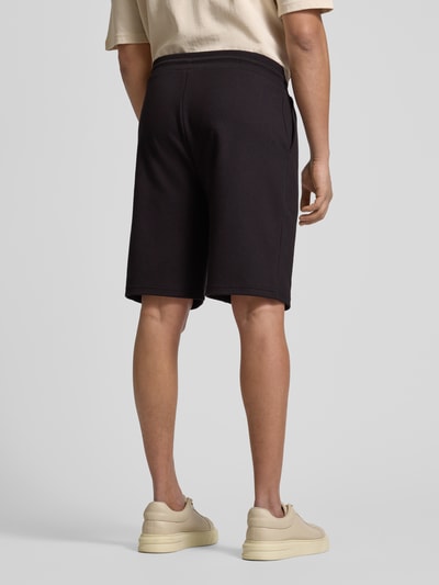 Tommy Hilfiger Sweatshorts mit Label-Print BLACK 5