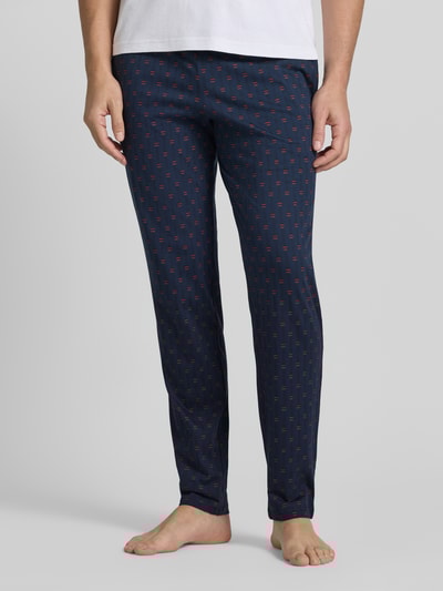 Schiesser Sweatpants mit elastischem Bund Marine 4