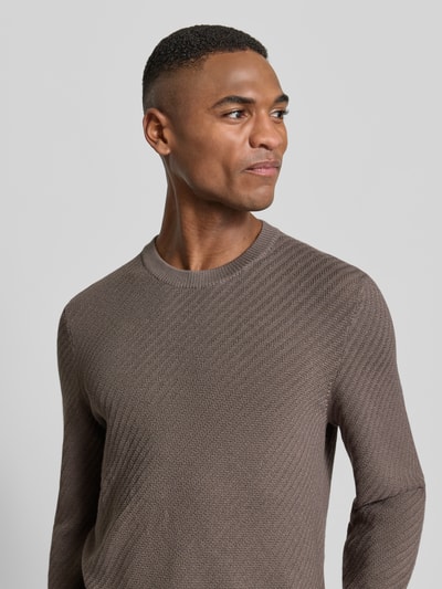 JOOP! COLLECTION Strickpullover aus Woll-Mix Modell 'Dariono' Beige 3