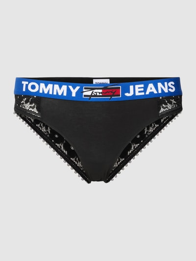 Tommy Jeans Figi z kwiatową koronką Czarny 2