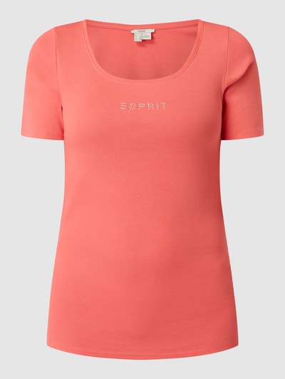 Esprit T-Shirt mit Logo  Koralle 2