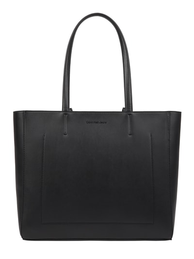 Calvin Klein Jeans Shopper in Leder-Optik Black 4