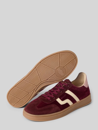 Gant Sneaker aus Leder mit Schnürung Modell 'Cuzima' Bordeaux 4