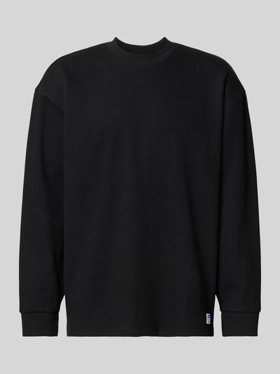Hugo Blue Regular Fit Sweatshirt aus Baumwoll-Mix Modell 'NUWOLO' Black 2