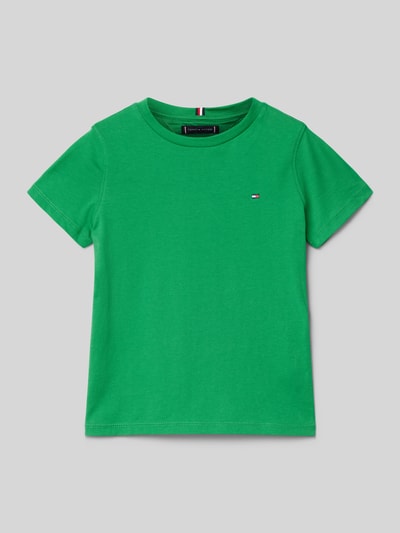 Tommy Hilfiger Teens T-Shirt mit Label-Stitching Modell 'ESSENTIAL' Gruen 1