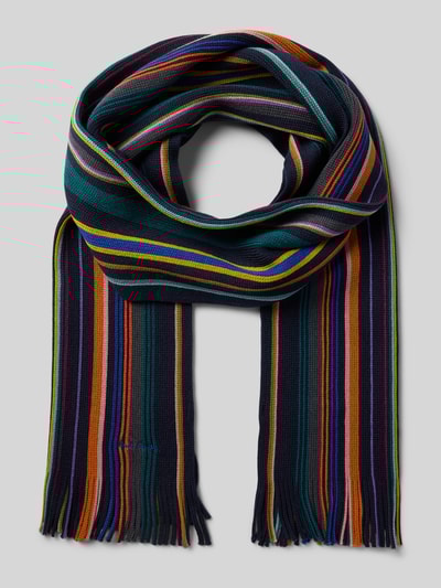 PAUL SMITH Schal aus Lanawolle Modell 'IVAN' Black 1