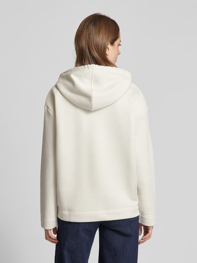 MAX&Co. Hoodie mit überschnittenen Schultern Modell 'FIORIRE' Silber 5