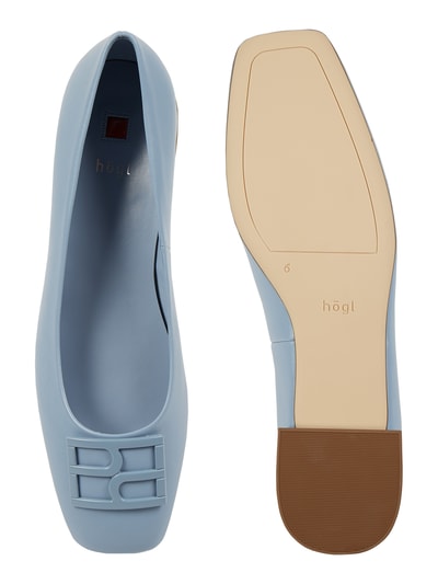 Högl Ballerinas aus Leder  Hellblau 5