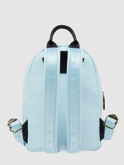 Chiara Ferragni Rucksack in Leder-Optik Hellblau 4