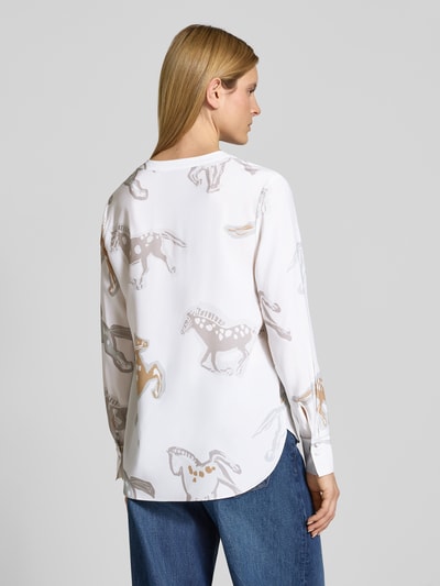 HERZENS Tunikabluse mit V-Ausschnitt Offwhite 5