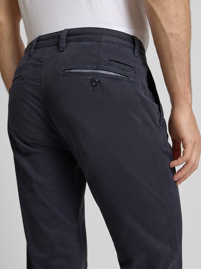 Marc O'Polo Slim Fit Chino aus Baumwolle Modell 'MALMÖ' Marine 3