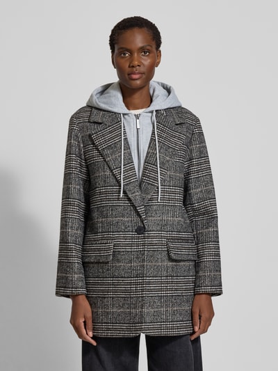 Copenhagen Muse Blazer mit Reverskragen und Kapuze Black 4