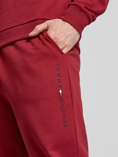 Tommy Hilfiger Sweatpants mit seitlichen Eingrifftaschen Rot 3